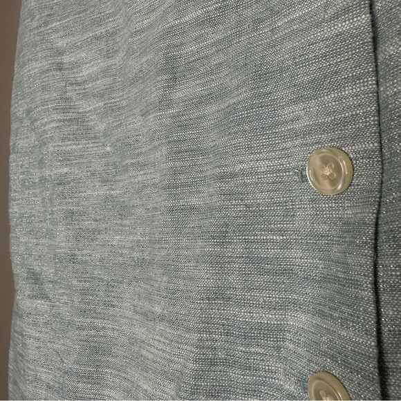 Loft straight linen blend mini skirt - Picture 4 of 9